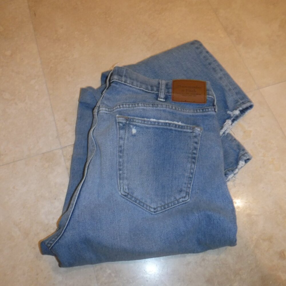 Abercrombie & Fitch Vintage Stretch Blue Jeans 36 x 32